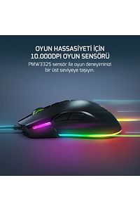 Ursa 10000DPI USB Oyuncu Mouse Siyah ürün fotoğrafı