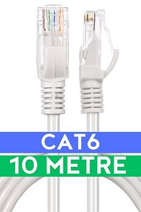 Cat6 10mt Lan Ethernet Kablosu Fabrikasyon Internet Kablo ürün fotoğrafı