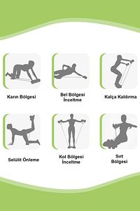 Multi Fonksiyon Spor Aleti Karın Kası Göbek Eritme Fitness Egzersiz Spor Aleti ürün fotoğrafı