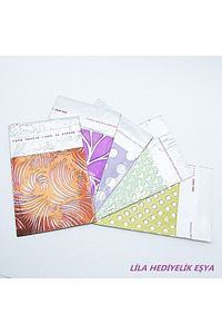Metalize Bantlı Hediye Poşeti 7x9 Cm 500 Adet Hediye Paketi ürün fotoğrafı