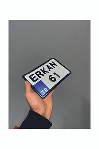 Dekor Plaka, Bisiklet Plaka, Isimli Plaka, Cam Önü Plakası, Aksesuar Plaka ürün fotoğrafı