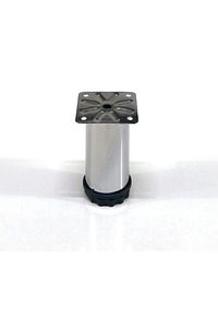 4 Adet Metal Baza Dolap Ayağı 5 Cm Krom (vidalar Dahil) ürün fotoğrafı