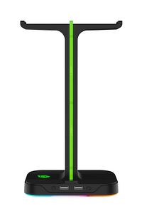 Rgb Usb Çoklayıcı Oyuncu Kulaklık Standı ürün fotoğrafı