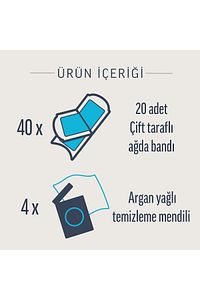 Professional Ağda Bandı Hassas Ciltler Için Bacak&vücut Bölgesi Süper Fırsat 80 Adet (40X2) ürün fotoğrafı
