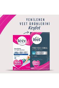 Professional Ağda Bandı Hassas Ciltler Için Bacak&vücut Bölgesi Süper Fırsat 40’lı Paket ürün fotoğrafı