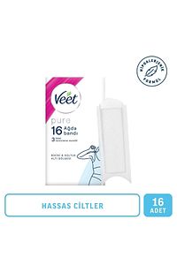 Pure Hipoalerjenik Sir Ağda Bandı Bikini & Koltuk Altı Bölgesi Hassas Ciltler 16'lı ürün fotoğrafı