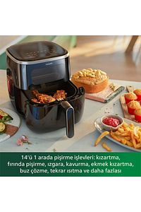 3000 Serisi XL Airfryer, 5.6L Kapasiteli Hazne, Siyah, HD9257/80 ürün fotoğrafı