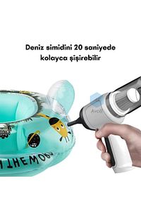 2 Yıl Pro 120w 9000pa Güçlü Emiş ve Üfleme Özellikli Ev Araç Kablosuz Şarjlı El Süpürgesi ürün fotoğrafı