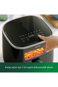 3000 Serisi XL Airfryer, 5.6L Kapasiteli Hazne, Siyah, HD9257/80 ürün fotoğrafı