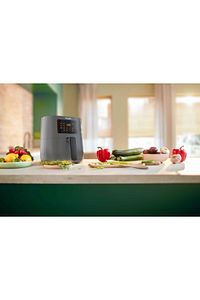 5000 Serisi Airfryer, Uzaktan Bağlantı, 0.8kg, 4.1L Kapasite, Gri, HD9255/60 841ZSERI ürün fotoğrafı