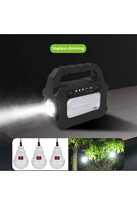 Solar Home Lighting At-999 Güneş Enerjili Şarjlı Aydınlatma Cihazı ürün fotoğrafı