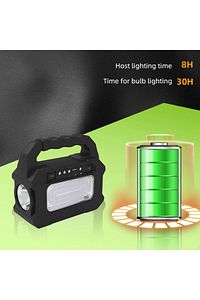 Solar Home Lighting At-999 Güneş Enerjili Şarjlı Aydınlatma Cihazı ürün fotoğrafı