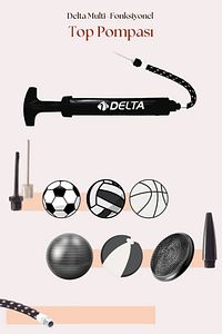 Top Pompası Futbol Basketbol Voleybol Hentbol Pilates Ve Bosu Topu Denge Diski Şişirme Pompası ürün fotoğrafı