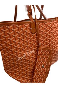 Monogram Detaylı Yavrulu Kadın Omuz Çantası Tote Bag Goyard Style ürün fotoğrafı