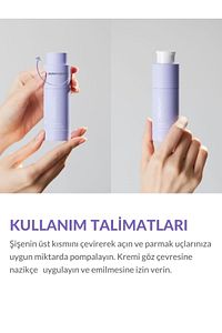 Firming Eye Cream Göz Altı Nemlendirici, Kırışıklık Karşıtı Göz Çevresi Kremi 8 Tip Peptid Kore 30ml ürün fotoğrafı
