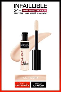 Infaillible Tüm Yüze Uygulanabilir Kapatıcı 322 Ivory Concealer ürün fotoğrafı