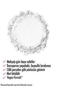 Sabitleyici Transparan Toz Pudra - High Definition Finishing Powder Translucent 8 g ürün fotoğrafı