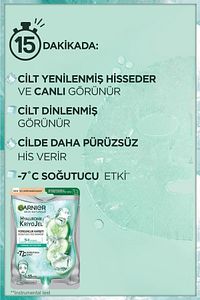 Hyaluronik Kriyojel Yorgunluk Karşıtı Soğutucu Yüz Maskesi 3'lü Set ürün fotoğrafı