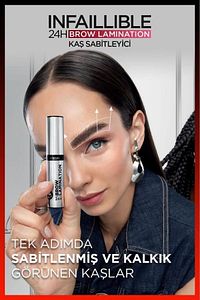Infaillible 24H Brow Lamination Şeffaf Kaş Sabitleyici ürün fotoğrafı