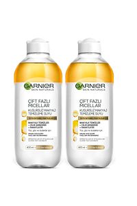 Çift Fazlı Micellar Makyaj Temizleme Suyu 400ml 2li ürün fotoğrafı