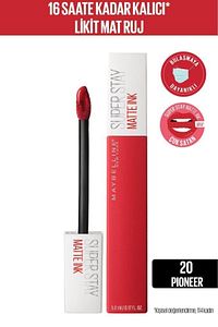 Super Stay Matte Ink Likit Mat Ruj - 20 - Kırmızı ürün fotoğrafı