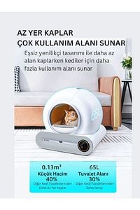 Akıllı Kedi Tuvaleti / Kum Kabı ürün fotoğrafı