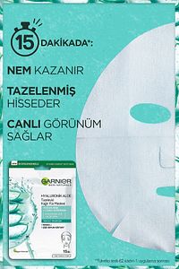 Hyaluronik Aloe Tazeleyici Kağıt Yüz Maskesi 3'lü Set ürün fotoğrafı
