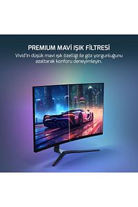 Vivid V80 27 Va Panel Curved Rgb 300Hz 0.5ms 2x Speaker Gaming Monitör (SIFIR ÖLÜ PİKSEL GARANTİLİ) ürün fotoğrafı