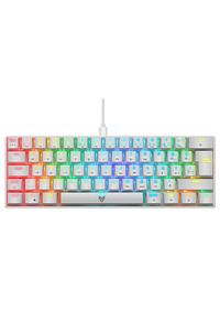 Majesty 62 Tuşlu Rgb Mekanik Gaming Klavye Red Switch Beyaz ürün fotoğrafı
