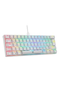 Majesty 62 Tuşlu Rgb Mekanik Gaming Klavye Red Switch Beyaz ürün fotoğrafı