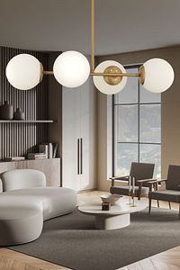 Lema 4 lü Eskitme Modern Yemek Masası Üstü Yatak Odası Salon Avize ürün fotoğrafı