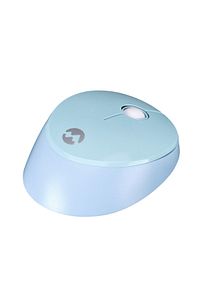 Round Km-6282 Renkli Daktilo Tuşlu Mavi Kablosuz Q Multimedia Klavye + Mouse Set ürün fotoğrafı