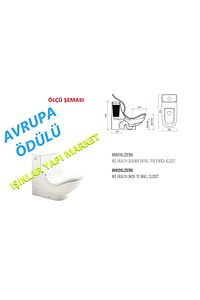 Güral Wc Health Klozet Soft Yavaş Kapanan Kapak Iç Takım Alttan Çıkışlı Özel Tasarı Avrupa Ödüllü ürün fotoğrafı