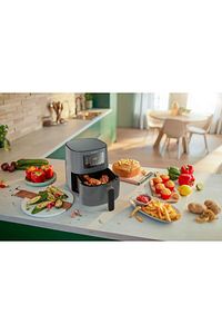 5000 Serisi Airfryer, Uzaktan Bağlantı, 0.8kg, 4.1L Kapasite, Gri, HD9255/60 841ZSERI ürün fotoğrafı