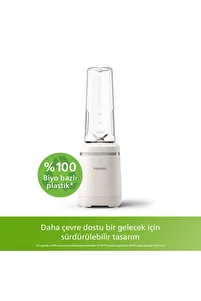 Çevre Dostu Mutfak Serisi Smoothie Blender, 0.6L Kapasite, 350W, Krem, HR2500/00 ürün fotoğrafı