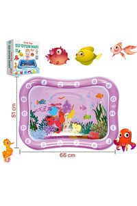 Sarı Bebek Su Matı Tummy Time Aktivite Oyuncağı Su Havuzu 1+ Yaş ürün fotoğrafı