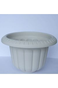 9.8 Litre Saksı Dekoratif Kırık Beyaz Renk ürün fotoğrafı