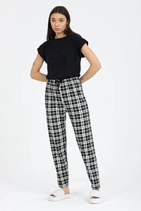 Mükemmel Dokulu Ithal Kumaş Kadın Ekose Pijama Altı ürün fotoğrafı