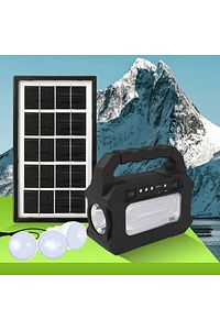 Solar Home Lighting At-999 Güneş Enerjili Şarjlı Aydınlatma Cihazı ürün fotoğrafı