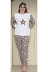 Büyük Beden Polar Pijama Takım ürün fotoğrafı