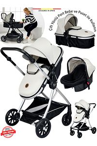 1010 Qool Çift Yönlü 6 In 1 Travel Sistem Bebek Arabası ürün fotoğrafı