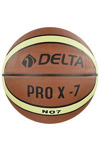 7 Numara Pro X Deluxe Kauçuk 7 Numara Basketbol Topu Kahverengi Pompa dahil değildir ürün fotoğrafı