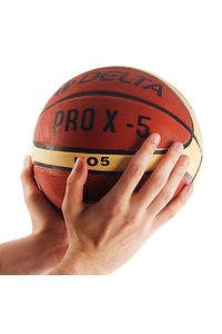 Kahverengi Pro X Deluxe Kauçuk 5 Numara Basketbol Topu 5 Numara Pompa dahil değildir ürün fotoğrafı