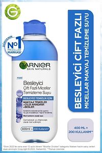 Besleyici Çift Fazlı Micellar Makyaj Temizleme Suyu 400 ml ürün fotoğrafı