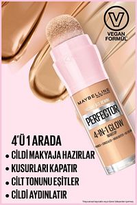 Instant Perfector Glow 4 Etki 1 Arada Fondöten / BB & CC Krem - 00 Fair Light ürün fotoğrafı
