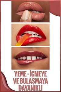 Super Stay Vinyl Ink Uzun Süre Kalıcı Nude Tonlu Likit Parlak Ruj 120 Punchy ürün fotoğrafı