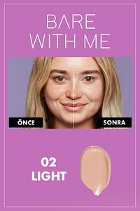 Bare With Me Kapatıcı Serum 02 Light Concealer ürün fotoğrafı