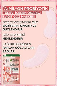 1/2 Milyon Probiyotik Türevi Içeren Onarıcı Kağıt Göz Maskesi 3'lü Set ürün fotoğrafı