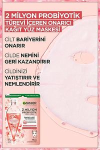 2 Milyon Probiyotik Onarıcı Kağıt Yüz Maskesi 22 gr X 3 Adet ürün fotoğrafı