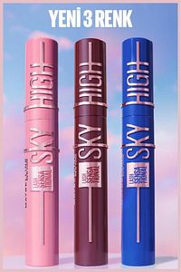 Lash Sensational Sky High Burgundy Haze Maskara - Mürdüm ürün fotoğrafı